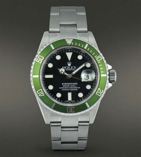 anno di produzione rolex ghiera verde|modello rolex 16610.